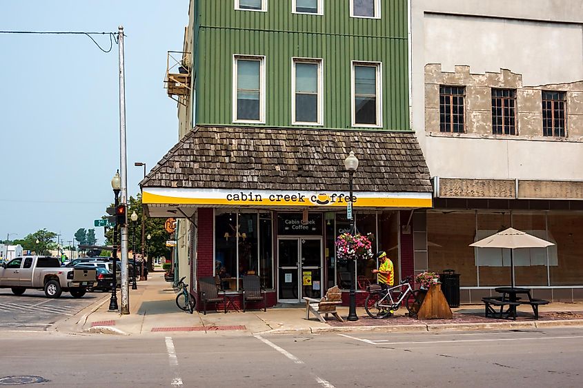 Cabin Creek Coffee in Alpena, Michigan. Image credit: Focused Adventures via Shutterstock