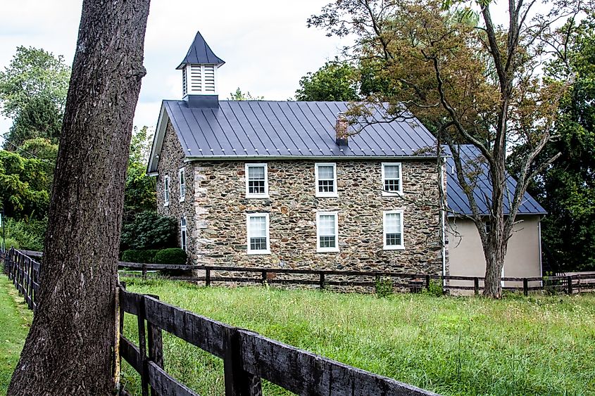 A historical building in Bluemont, Virginia