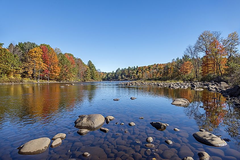 Scenic nature near North Creek, New York.