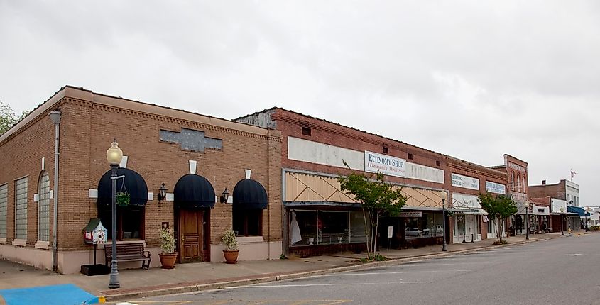 Historic buildings in Monroeville, Alabama.