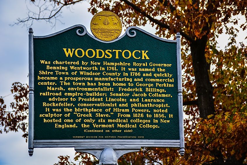  Woodstock History Signage