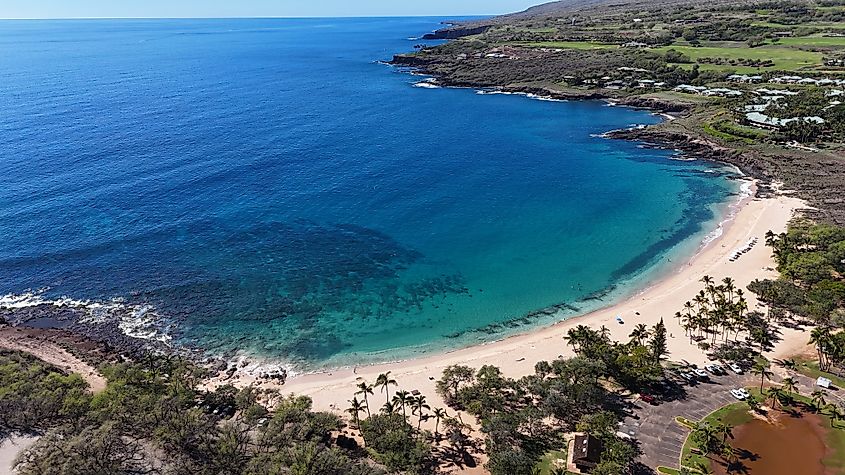 Hulopo'e Beach near Lanai City.