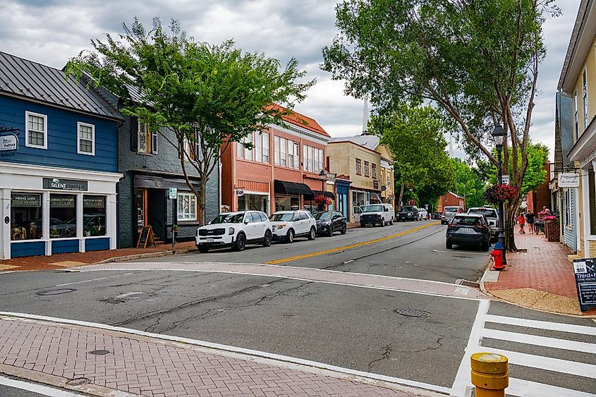 Historic buildings in Berlin, Maryland.