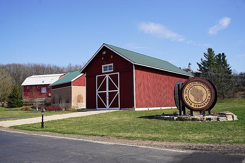 New Glarus Brewing Company in New Glarus, Wisconsin.