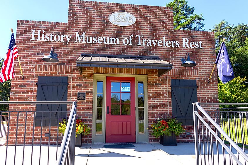 The History Museum in Travelers Rest, South Carolina. 