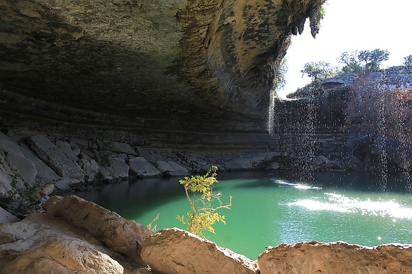 Hamilton Pool Preserve is one of the most unique tourist attractions in Texas.