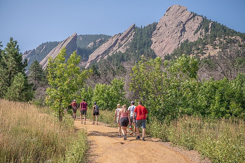 Chautauqua Park Hiking area in Boulder, Colorado