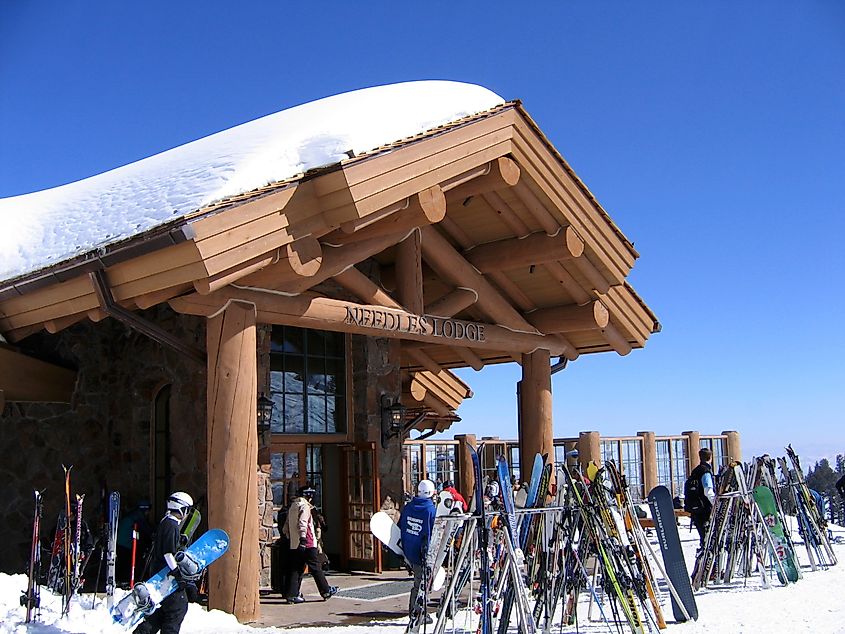 Snowbasin Resort, Huntsville, Utah, USA.