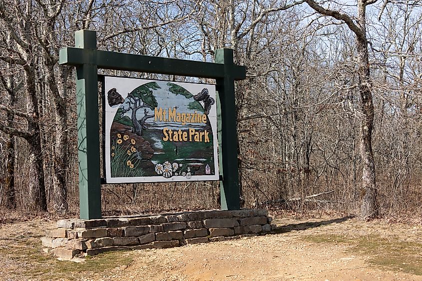 Mount Magazine State Park in Paris, Arkansas.