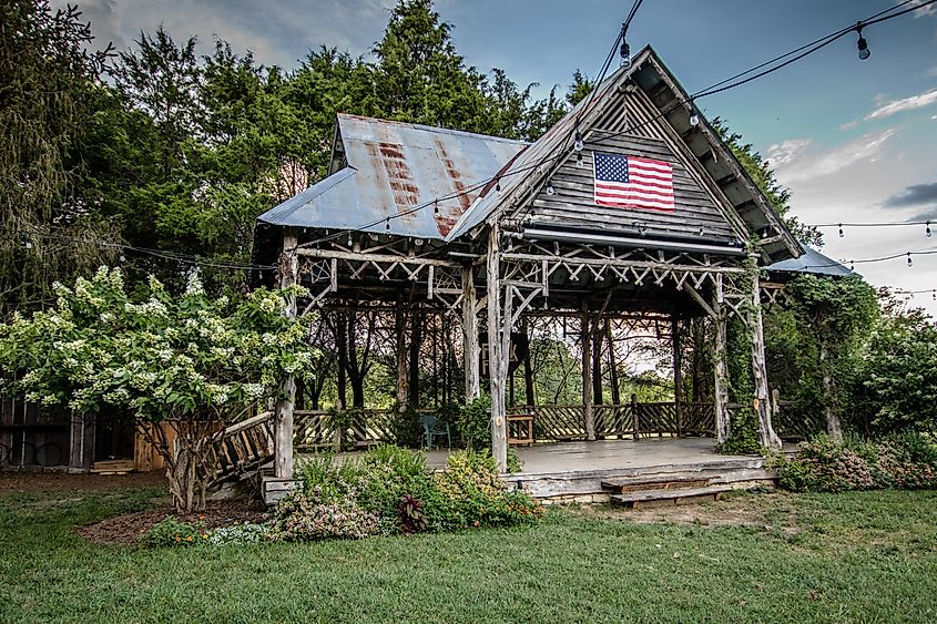 Nature area in Leiper's Fork, Tennessee.