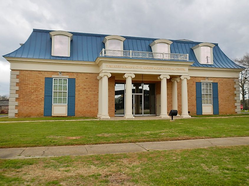 The Tuskegee Human & Civil Rights Multicultural Center in Tuskegee, Alabama.