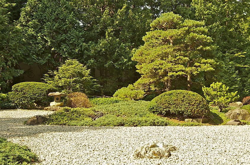 Japanese Garden in Northfield, Minnesota.