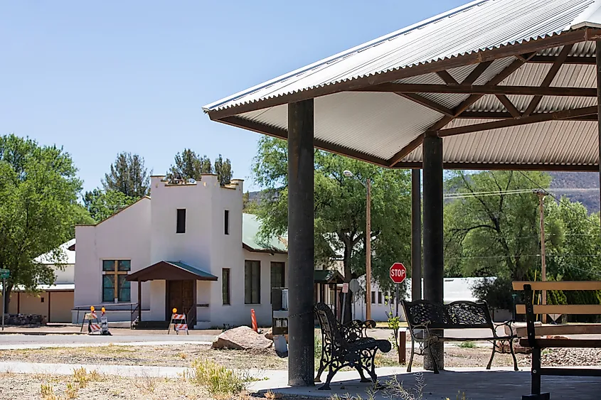The historic downtown core of Patagonia, Arizona