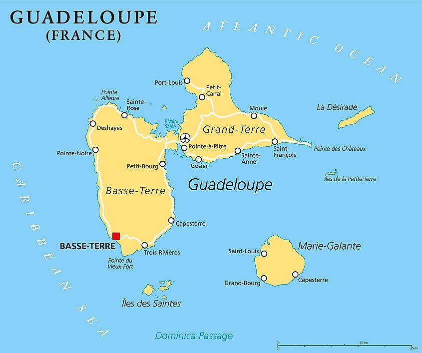 Guadeloupe Map Peter Hermes Furian 