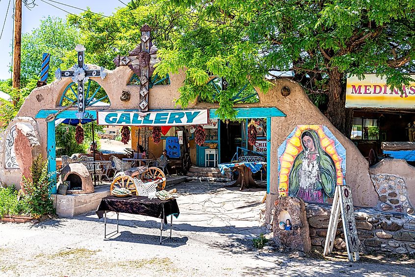  Souvenir shop in Chimayo, New Mexico.