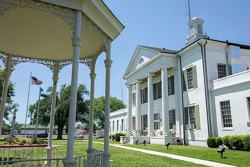 downtown Tallulah, Louisiana.