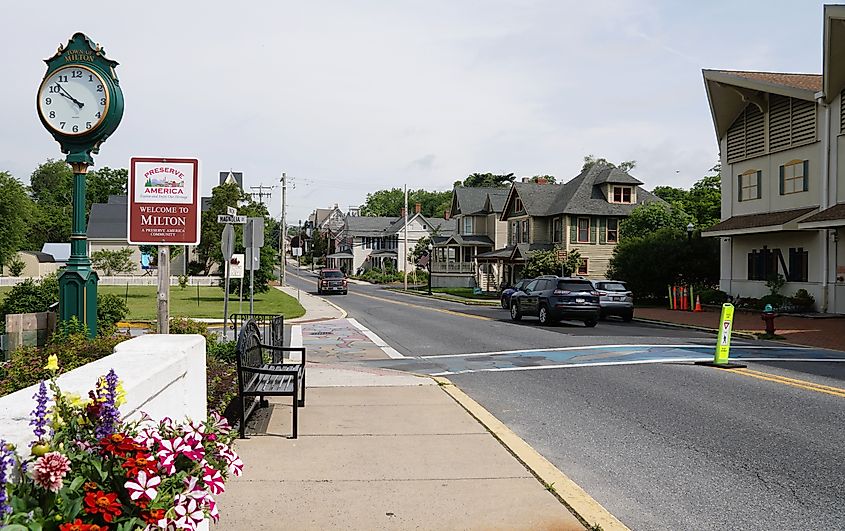 Milton, Delaware, U.S.A. Editorial credit: Khairil Azhar Junos / Shutterstock.com