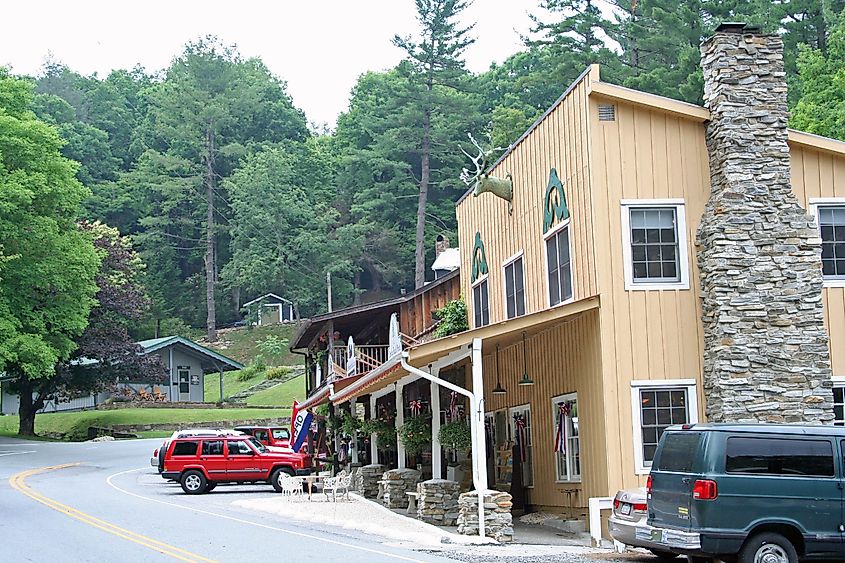 Downtown Little Switzerland.