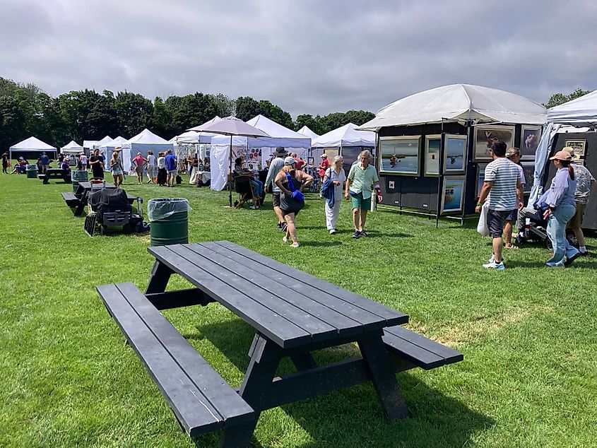 Annual Wickford Art Festival in North Kingstown, Rhode Island.