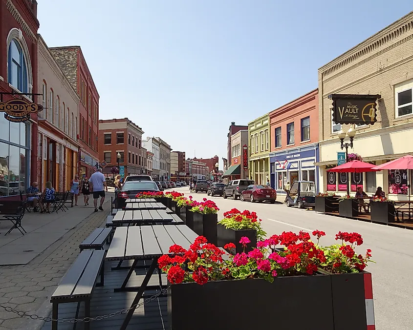 Manistee, Michigan, on Lake Michigan