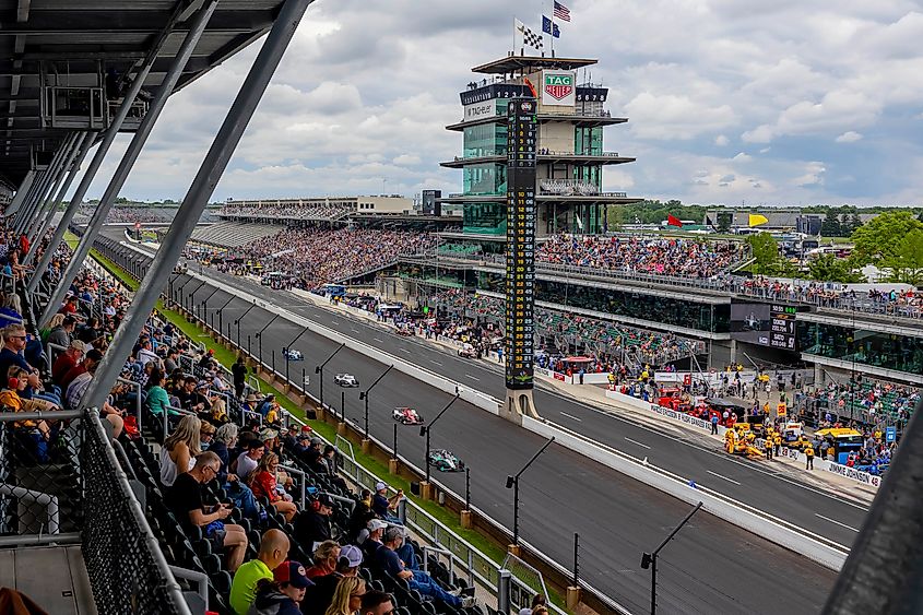 Indianapolis Motor Speedway in Indianapolis, Indiana.