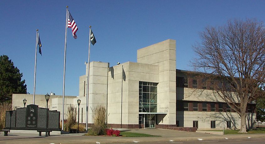 Stevens County Courthouse in Hugoton, Kansas.