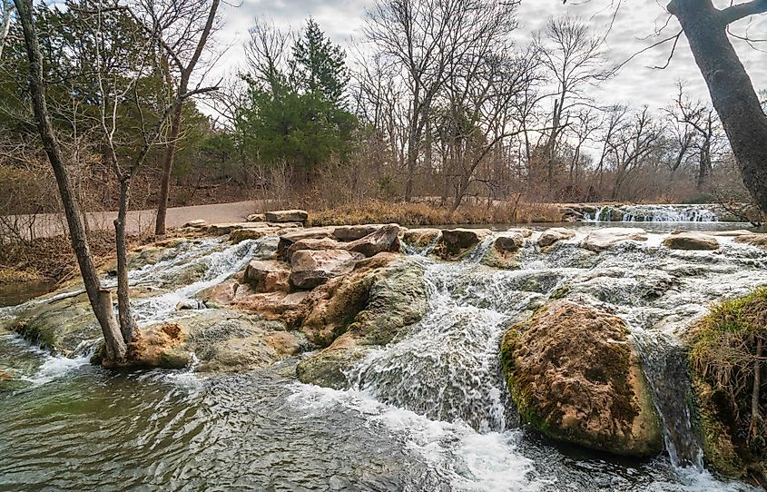 Tavertine Creek in Sulphur, Oklahoma.