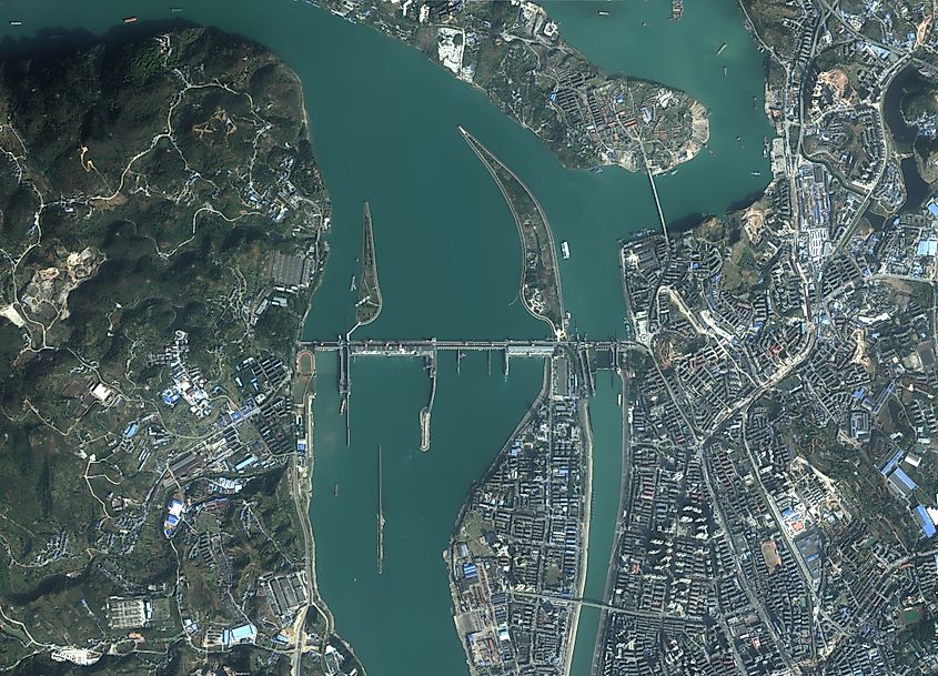 Three Gorges Dam and Hydropower Plant - Sanxia Dam on Yangtze River in China. Source: Shutterstock