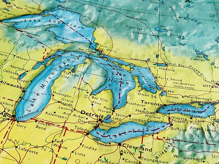 The Great Lakes are an interconnected ecosystem.