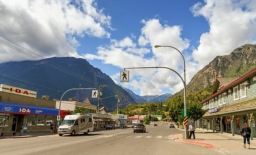 Main Street in Lillooet, British Columbia