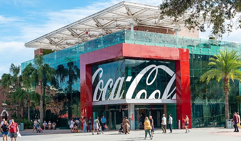 Coca-Cola store Orlando located in Disney Springs