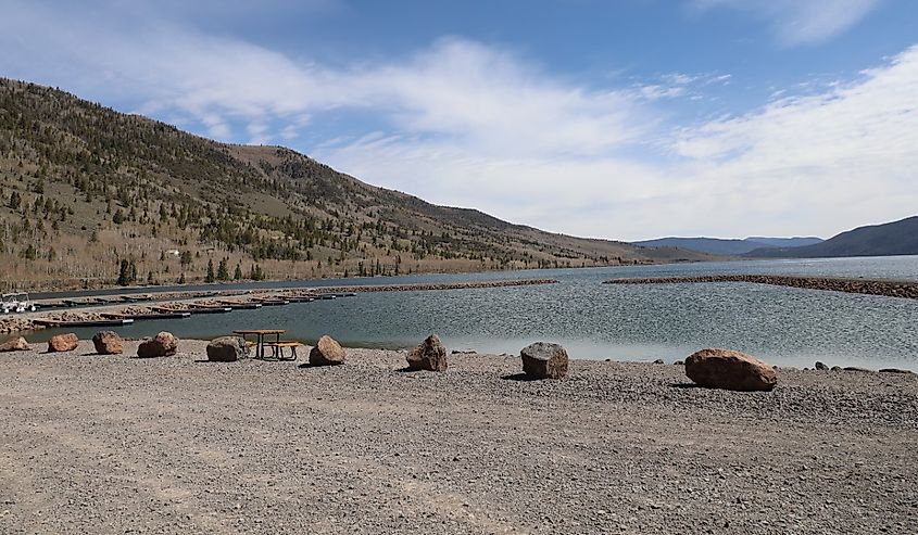 Overlooking Fish Lake in Utah