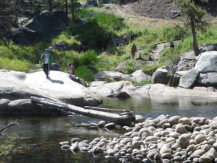 Mono Hot Springs at the South Fork San Joaquin River