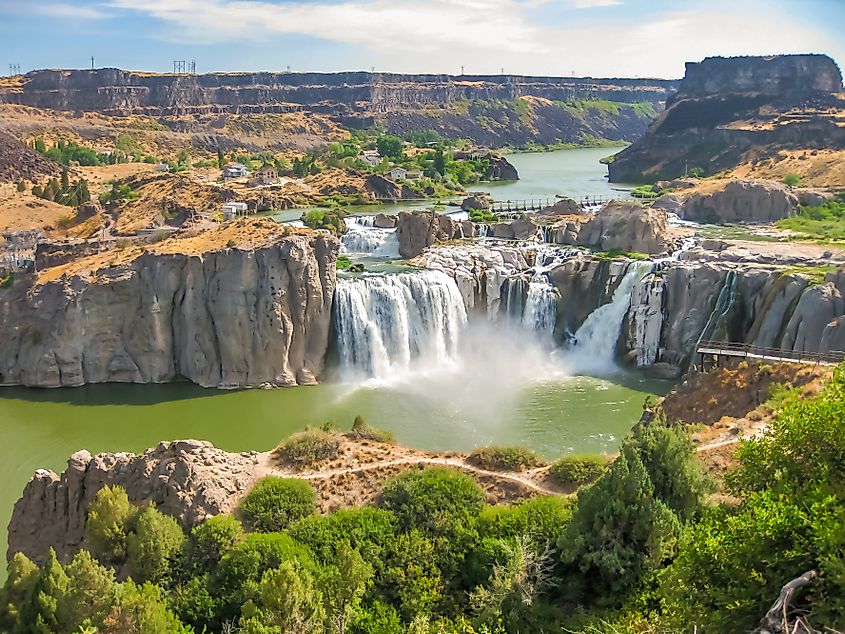 The breathtaking Shoshone Falls near Shoshone, Idaho.