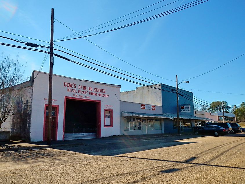 Fort Deposit, Alabama, in Lowndes County.