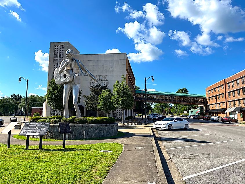 Downtown Sheffield, Alabama.
