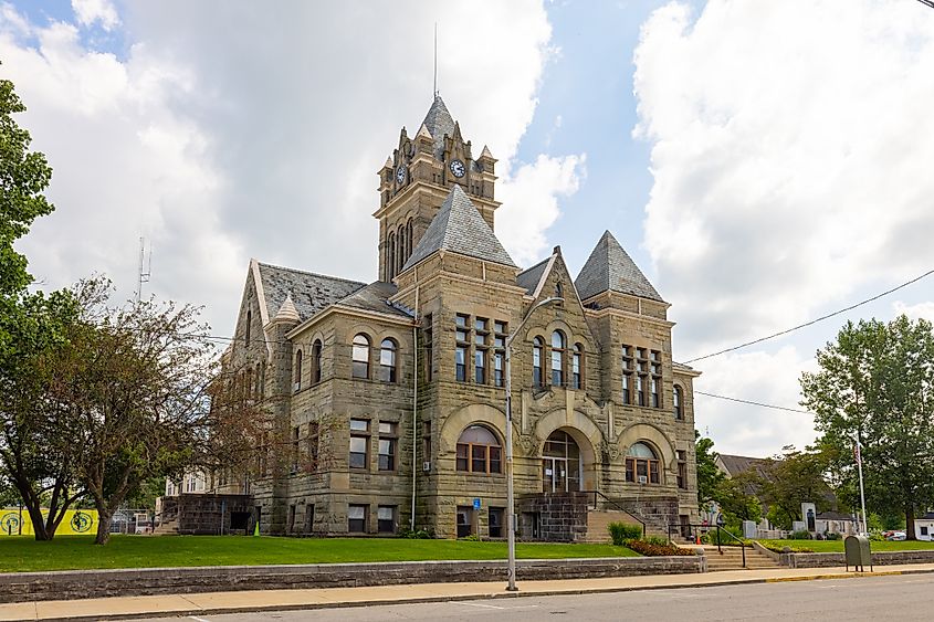 Pulaski County Courthouse in Winamac, Indiana.