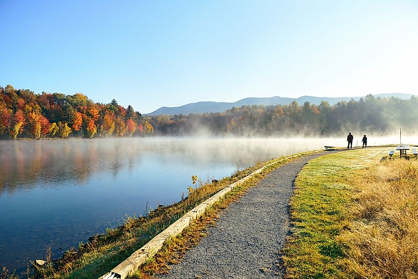 The outdoors in Stowe, Vermont.