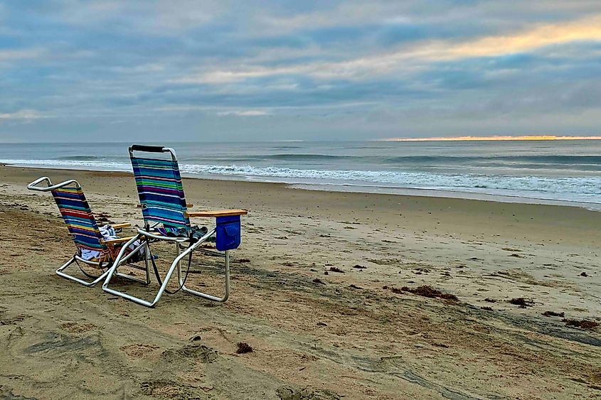 Bring chairs to watch the beach walk Image Credit Bryan Dearsley