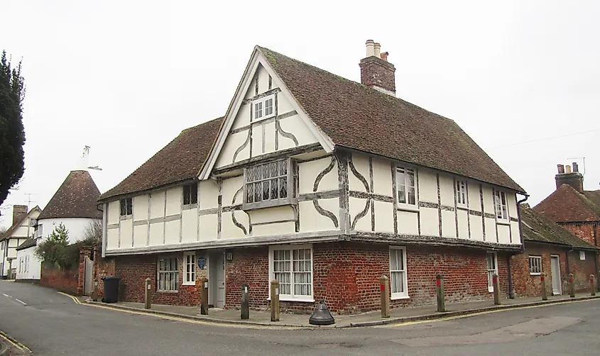 Historic Fordwich in Canterbury, England.