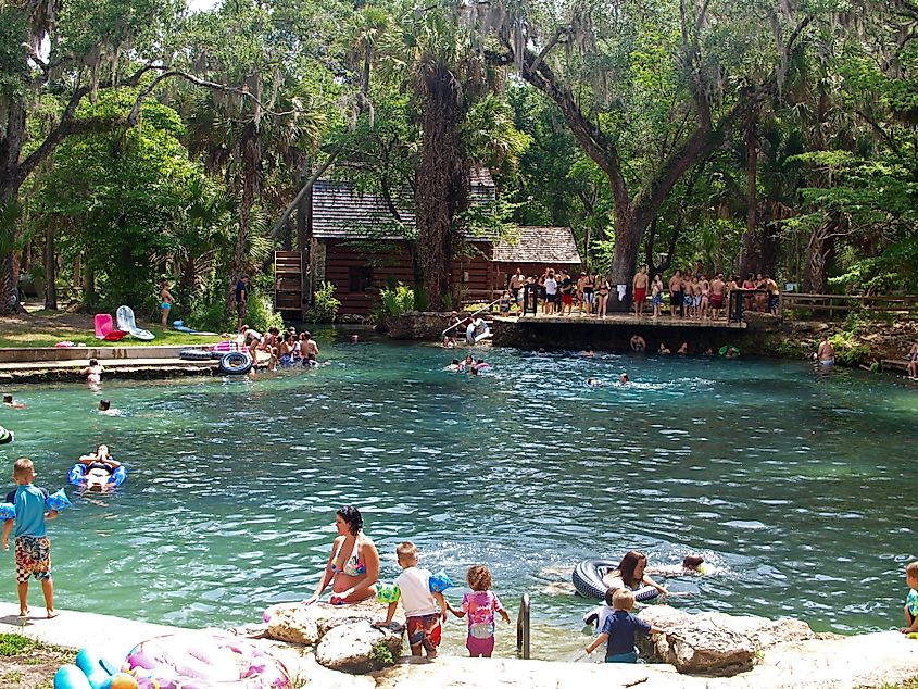 Juniper Springs Recreation Area in Ocala National Forest, Florida.