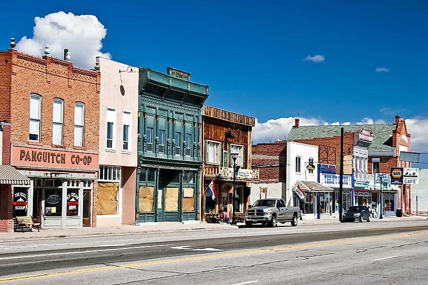 Historical buildings in Panguitch, Utah