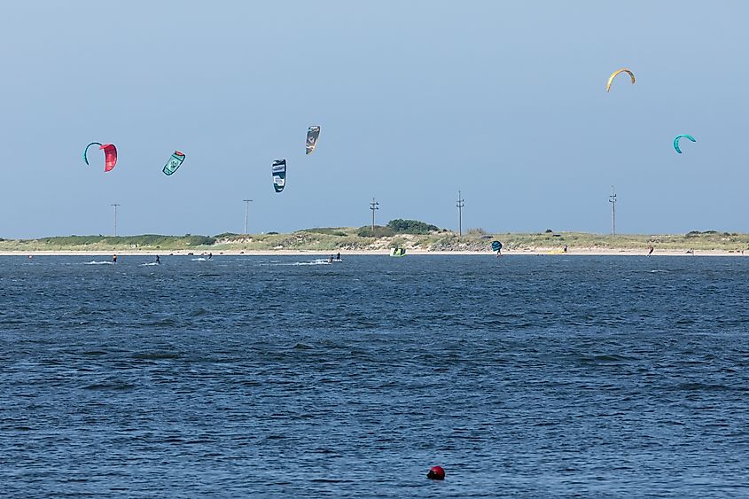 Paragliding over the Highlands, New Jersey