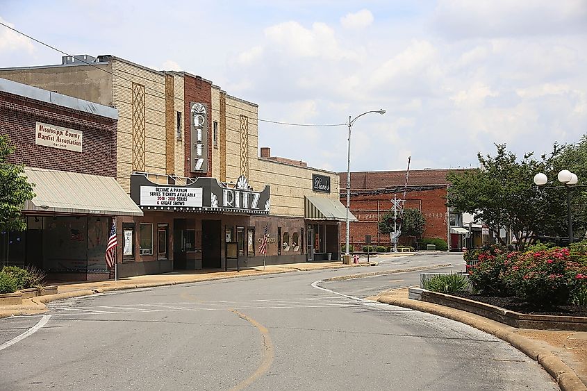 Ritz Theater in Blytheville, Arkansas.