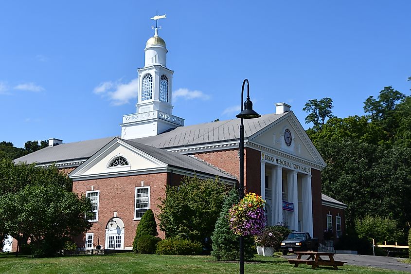 Bryan Memorial Town Hall in Washington, Connecticut