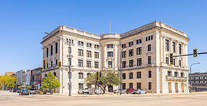 The Historic Vermilion County Courthouse in Danville, Illinois
