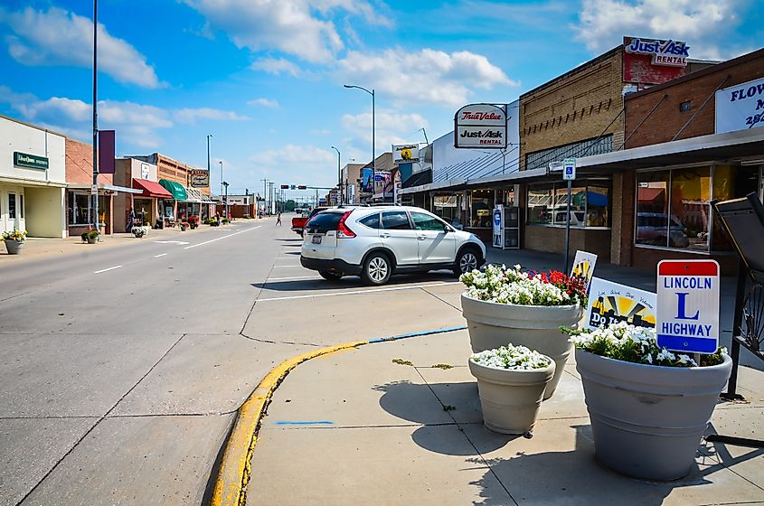 Main Street in Ogallala, Nebraska