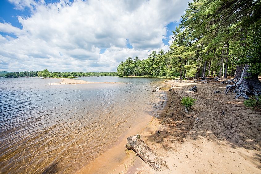 Sebago Lake State Park in Maine.