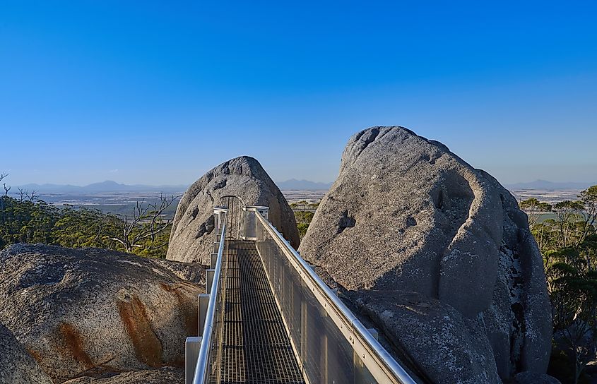 Granite Skywalk in Porongurup National Park, Western Australia.