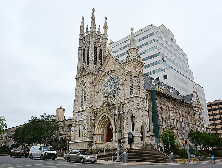 Saint Mary cathedral in Austin, Texas
